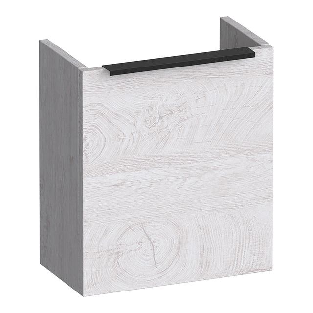 BRAUER Elevate fonteinkast 40 excl. opleggreep met 1 deur rechtsdraaiend Forest Seashell FO-EL40RFS