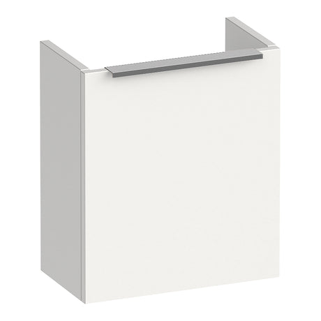 BRAUER Elevate fonteinkast 40 excl. opleggreep met 1 deur rechtsdraaiend mat wit FO-EL40RMW
