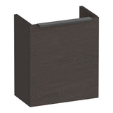 BRAUER Elevate fonteinkast 40 excl. opleggreep met 1 deur rechtsdraaiend Timber Anthracite FO-EL40RTA