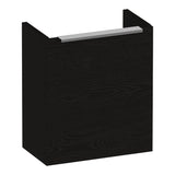 BRAUER Elevate fonteinkast 40 excl. opleggreep met 1 deur rechtsdraaiend Timber Black FO-EL40RTB