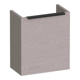 BRAUER Elevate fonteinkast 40 excl. opleggreep met 1 deur rechtsdraaiend Timber Greige FO-EL40RTE