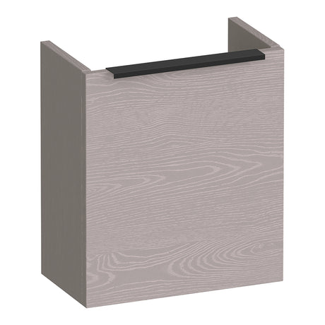 BRAUER Elevate fonteinkast 40 excl. opleggreep met 1 deur rechtsdraaiend Timber Greige FO-EL40RTE