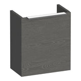BRAUER Elevate fonteinkast 40 excl. opleggreep met 1 deur rechtsdraaiend Timber Grey FO-EL40RTG