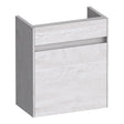 BRAUER Inspire fonteinkast 40 met 1 deur greeploos rechtsdraaiend Forest Seashell FO-IN40RFS
