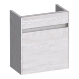 BRAUER Inspire fonteinkast 40 met 1 deur greeploos rechtsdraaiend Forest Seashell FO-IN40RFS
