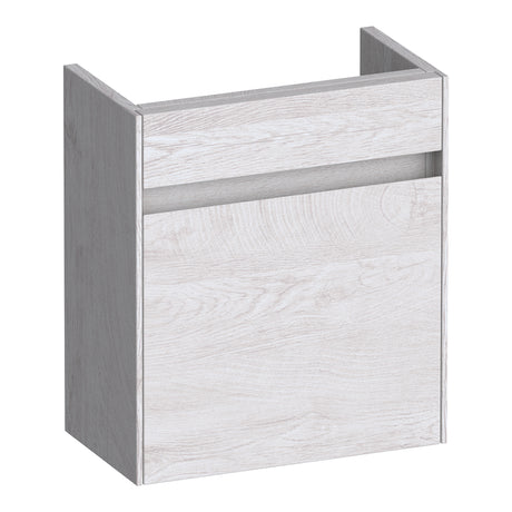 BRAUER Inspire fonteinkast 40 met 1 deur greeploos rechtsdraaiend Forest Seashell FO-IN40RFS