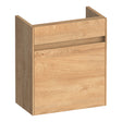 BRAUER Inspire fonteinkast 40 met 1 deur greeploos rechtsdraaiend Forest Tan FO-IN40RFT