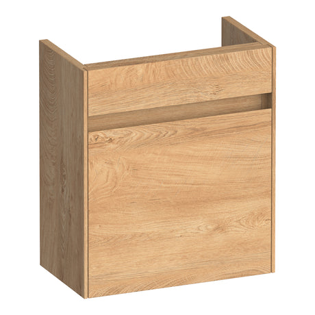 BRAUER Inspire fonteinkast 40 met 1 deur greeploos rechtsdraaiend Forest Tan FO-IN40RFT