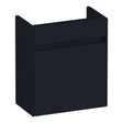 BRAUER Inspire fonteinkast 40 met 1 deur greeploos rechtsdraaiend mat zwart FO-IN40RMZ