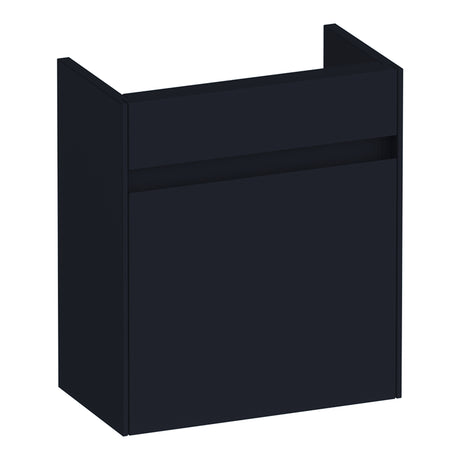 BRAUER Inspire fonteinkast 40 met 1 deur greeploos rechtsdraaiend mat zwart FO-IN40RMZ