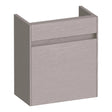 BRAUER Inspire fonteinkast 40 met 1 deur greeploos rechtsdraaiend Timber Greige FO-IN40RTE