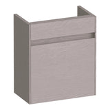 BRAUER Inspire fonteinkast 40 met 1 deur greeploos rechtsdraaiend Timber Greige FO-IN40RTE