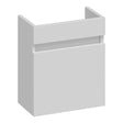 BRAUER Joy fonteinkast 40 met 1 deur greeploos linksdraaiend hoogglans wit FO-JY40LHW