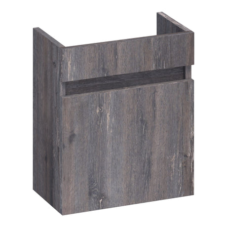 BRAUER Joy fonteinkast 40 met 1 deur greeploos rechtsdraaiend Driftwood FO-JY40RDR
