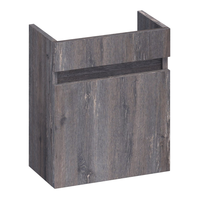 BRAUER Joy fonteinkast 40 met 1 deur greeploos rechtsdraaiend Driftwood FO-JY40RDR