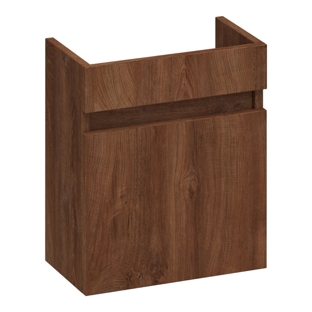 BRAUER Joy fonteinkast 40 met 1 deur greeploos rechtsdraaiend Forest Cacao FO-JY40RFC