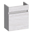 BRAUER Joy fonteinkast 40 met 1 deur greeploos rechtsdraaiend Forest Seashell FO-JY40RFS