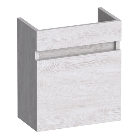 BRAUER Joy fonteinkast 40 met 1 deur greeploos rechtsdraaiend Forest Seashell FO-JY40RFS