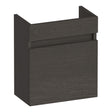 BRAUER Joy fonteinkast 40 met 1 deur greeploos rechtsdraaiend Timber Anthracite FO-JY40RTA