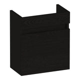 BRAUER Joy fonteinkast 40 met 1 deur greeploos rechtsdraaiend Timber Black FO-JY40RTB