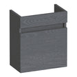 BRAUER Joy fonteinkast 40 met 1 deur greeploos rechtsdraaiend Timber Grey FO-JY40RTG
