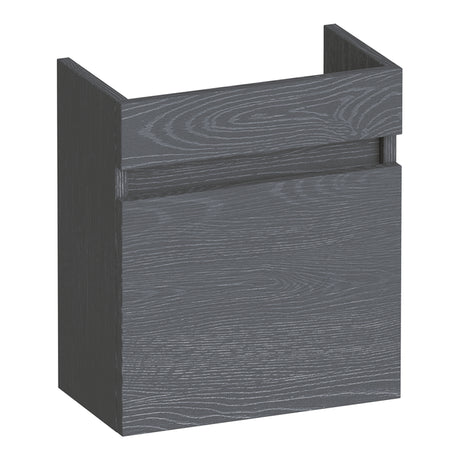 BRAUER Joy fonteinkast 40 met 1 deur greeploos rechtsdraaiend Timber Grey FO-JY40RTG