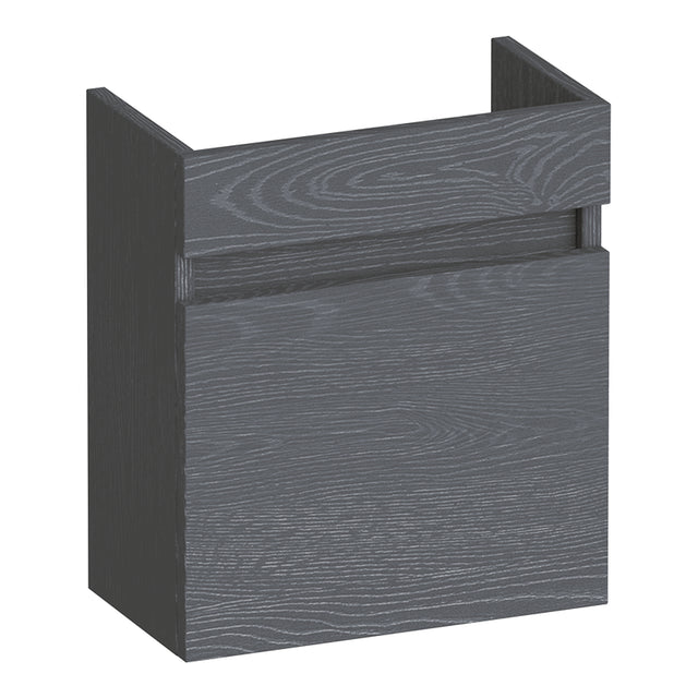 BRAUER Joy fonteinkast 40 met 1 deur greeploos rechtsdraaiend Timber Grey FO-JY40RTG