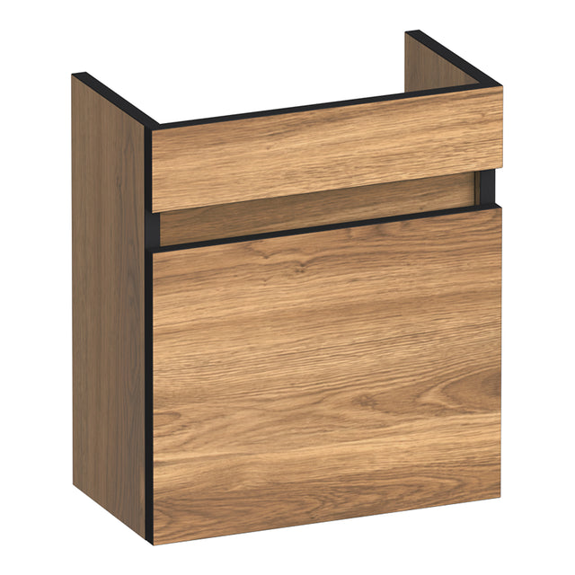 BRAUER Joy Edge fonteinkast 40 met 1 deur greeploos linksdraaiend Honey FO-JYE40LHO