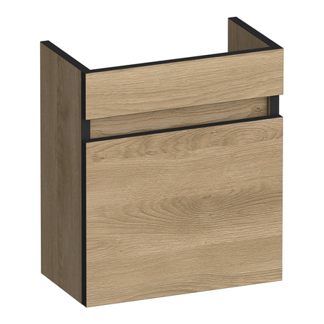 BRAUER Joy Edge fonteinkast 40 met 1 deur greeploos linksdraaiend Sunlit FO-JYE40LSL