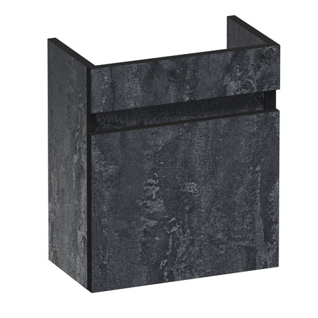 BRAUER Joy Edge fonteinkast 40 met 1 deur greeploos rechtsdraaiend Damascus FO-JYE40RDA