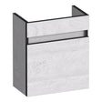 BRAUER Joy Edge fonteinkast 40 met 1 deur greeploos rechtsdraaiend Forest Seashell FO-JYE40RFS