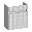 BRAUER Joy Wavy fonteinkast 40 met 1 deur greeploos linksdraaiend Forest Seashell FO-JYW40LFS