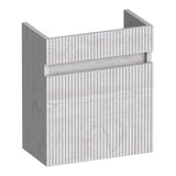 BRAUER Joy Wavy fonteinkast 40 met 1 deur greeploos linksdraaiend Forest Seashell FO-JYW40LFS