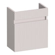 BRAUER Joy Wavy fonteinkast 40 met 1 deur greeploos rechtsdraaiend mat zand FO-JYW40RMS