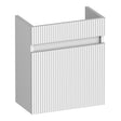 BRAUER Joy Wavy fonteinkast 40 met 1 deur greeploos rechtsdraaiend mat wit FO-JYW40RMW