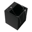 BRAUER Nova fontein vrijhangend 25 incl. blinde ophanging met 1 kraangat marmerlook Nero Marquina FO-NO251NM