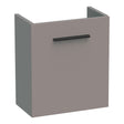BRAUER Trust fonteinkast 40 excl. opbouwgreep met 1 deur linksdraaiend mat taupe FO-TR40LMT