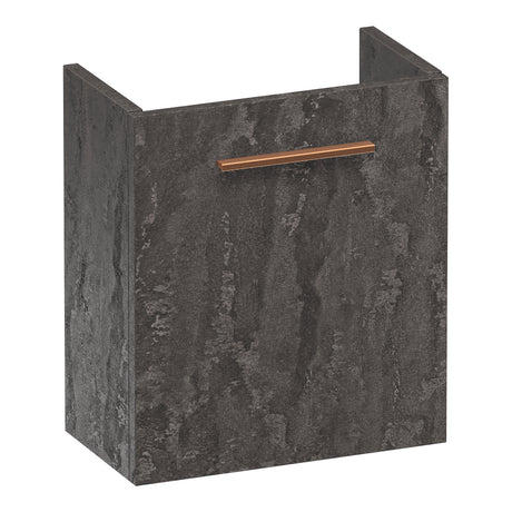 BRAUER Trust fonteinkast 40 excl. opbouwgreep met 1 deur rechtsdraaiend Damascus FO-TR40RDA