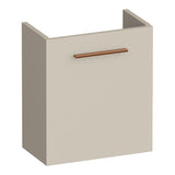 BRAUER Trust fonteinkast 40 excl. opbouwgreep met 1 deur rechtsdraaiend mat beige FO-TR40RMB