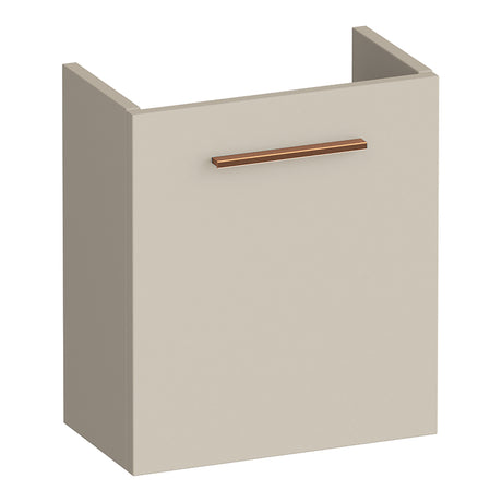 BRAUER Trust fonteinkast 40 excl. opbouwgreep met 1 deur rechtsdraaiend mat beige FO-TR40RMB