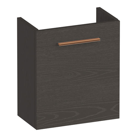 BRAUER Trust fonteinkast 40 excl. opbouwgreep met 1 deur rechtsdraaiend Timber Anthracite FO-TR40RTA
