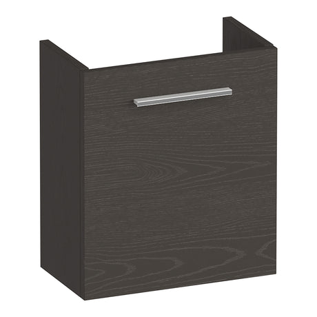 BRAUER Trust fonteinkast 40 excl. opbouwgreep met 1 deur rechtsdraaiend Timber Anthracite FO-TR40RTA