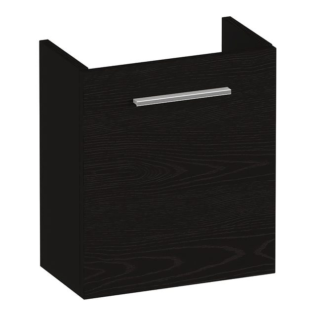 BRAUER Trust fonteinkast 40 excl. opbouwgreep met 1 deur rechtsdraaiend Timber Black FO-TR40RTB