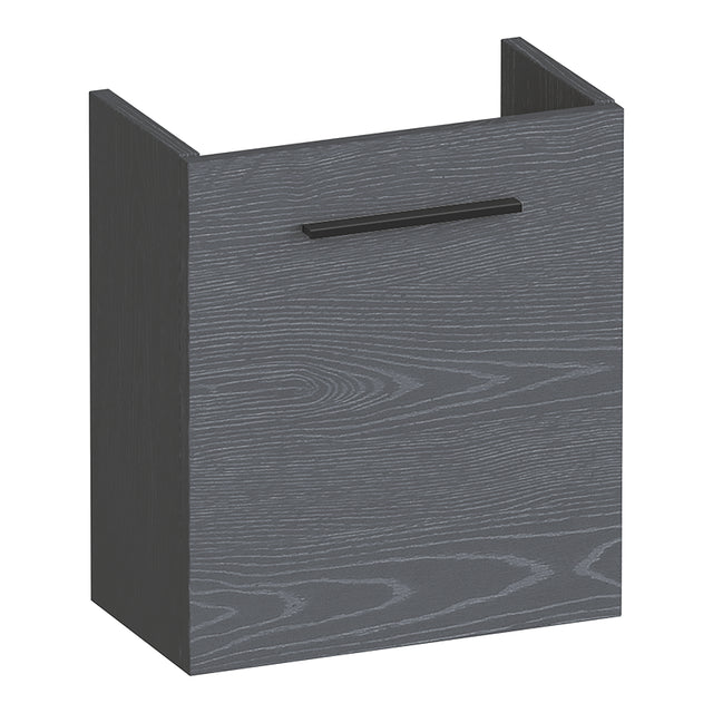 BRAUER Trust fonteinkast 40 excl. opbouwgreep met 1 deur rechtsdraaiend Timber Grey FO-TR40RTG