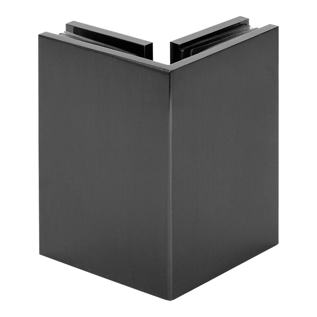 BRAUER Hoekbevestiging 2 stuks PVD gunmetal geborsteld GB-HB1GM