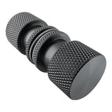 BRAUER Handgreep enkelpunts model B Carving tbv glazen deuren PVD gunmetal geborsteld GB-HG2GM
