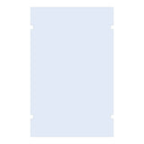 BRAUER Wand 140 helder glas tweezijdige uitsparingen GL-W2H140