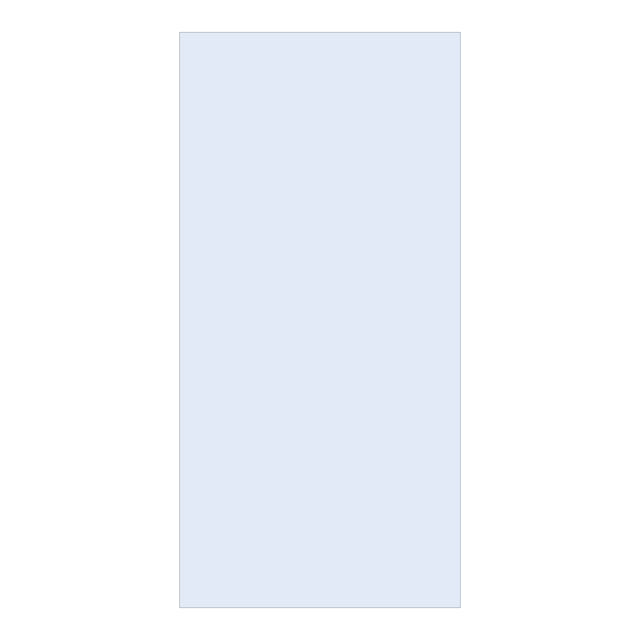 BRAUER Wand 110 helder glas zonder uitsparingen GL-W3H110