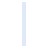 BRAUER Wand 30 helder glas zonder uitsparingen GL-W3H30