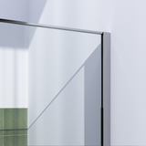 BRAUER Chrome Frame Inloopdouche set 1 helder glas 100x200 met muurprofiel en lijst rondom chroom